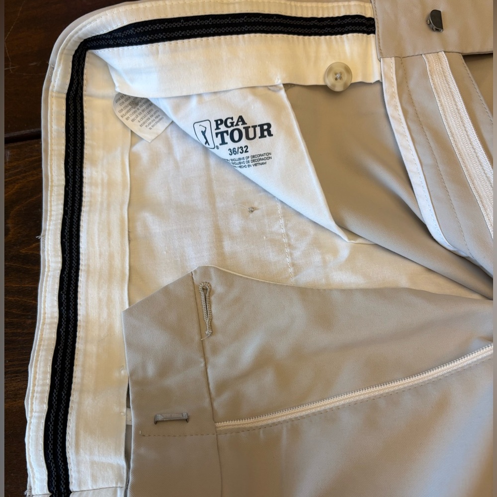 PGA Tour Light Tan Golf Jacket